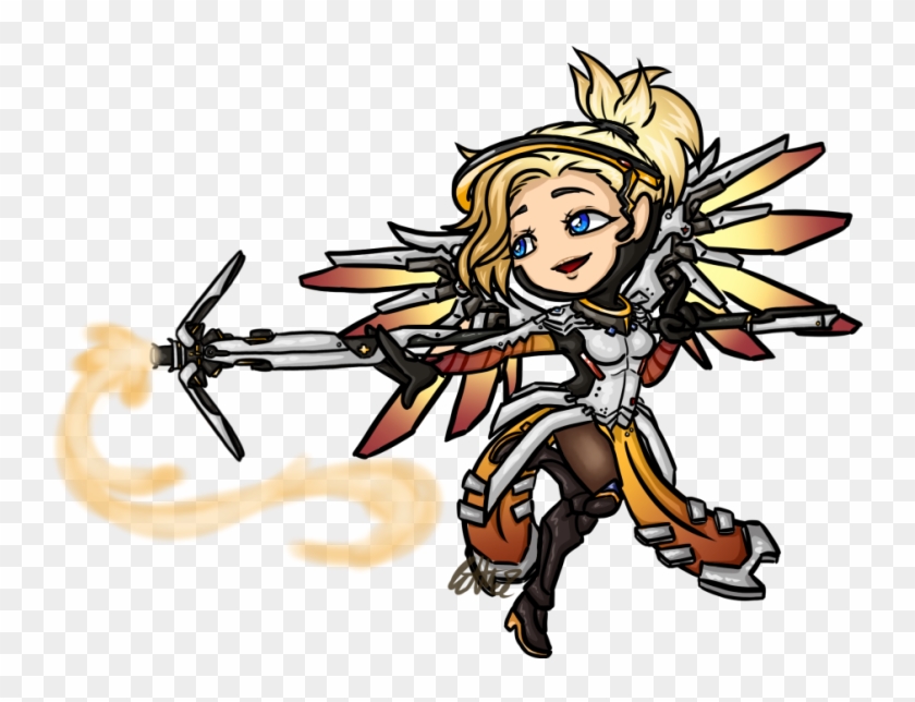 Mercy By Katta2 - Mercy Cartoon Overwatch Transparent #842437