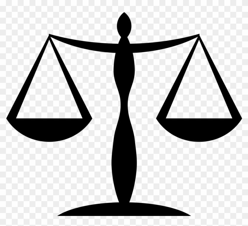 Law Scales Cliparts - Law Scales Icon #842526