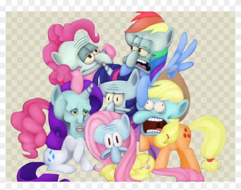 My Little Squidward By Xcomickittyx-d5du - Little Pony Friendship Is Magic #842605