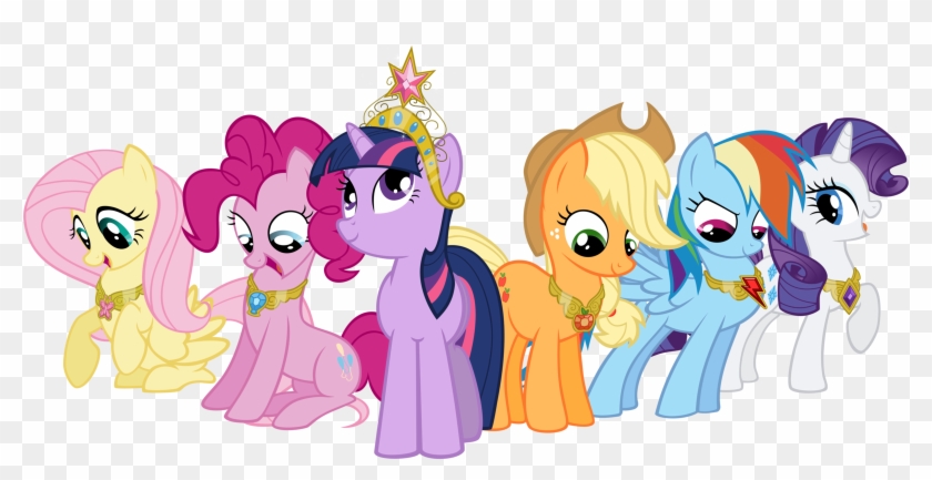 ¿todas Encajan Con Su Element Of Harmony - My Little Pony Elements Of Harmony #842617