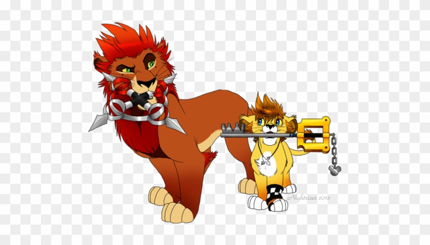 Axel Images Axel And Roxas Lion Wallpaper And Background - Kingdom Hearts Roxas Lion #842626