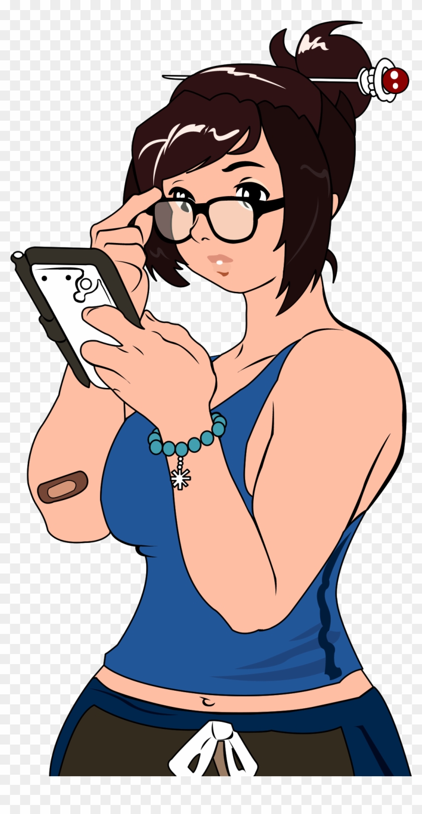 Overwatch Mei Trace Vector By Tsubaki-desu - Mei #842657