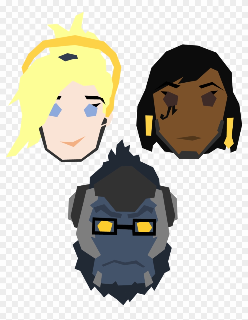 Overwatch Heads 4 By Samueljellis Overwatch Heads 4 - Cartoon #842675