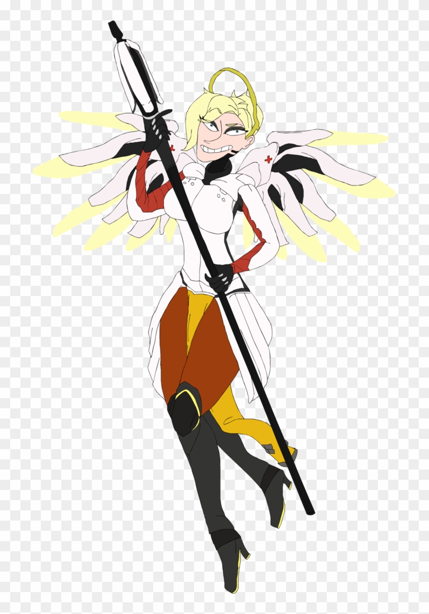 Overwatch Mercy By Fribergoinnonen - Cartoon #842682