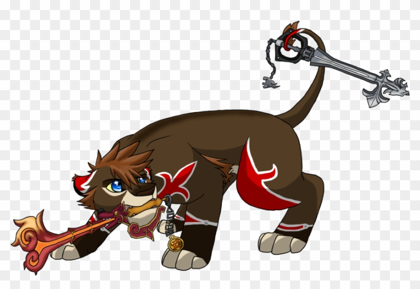 Sora-lion Valor Form By Bosleyboz - Kingdom Hearts Valor Form #842734