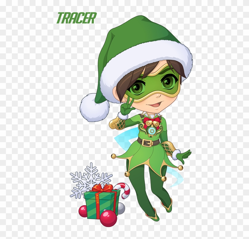 Overwatch Tracerkawaii Anime - Tracer Jingle Skin Art #842735