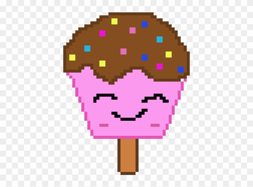 Pixel Art Ice Cream - Cactus Pixel Art #842801