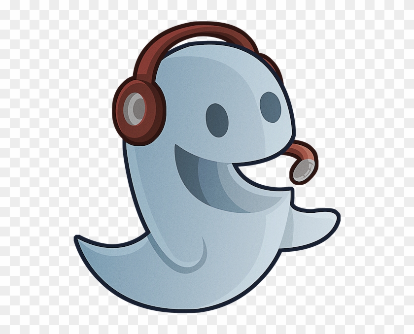 Cheerful Ghost - Ghost Playing Video Games #842831