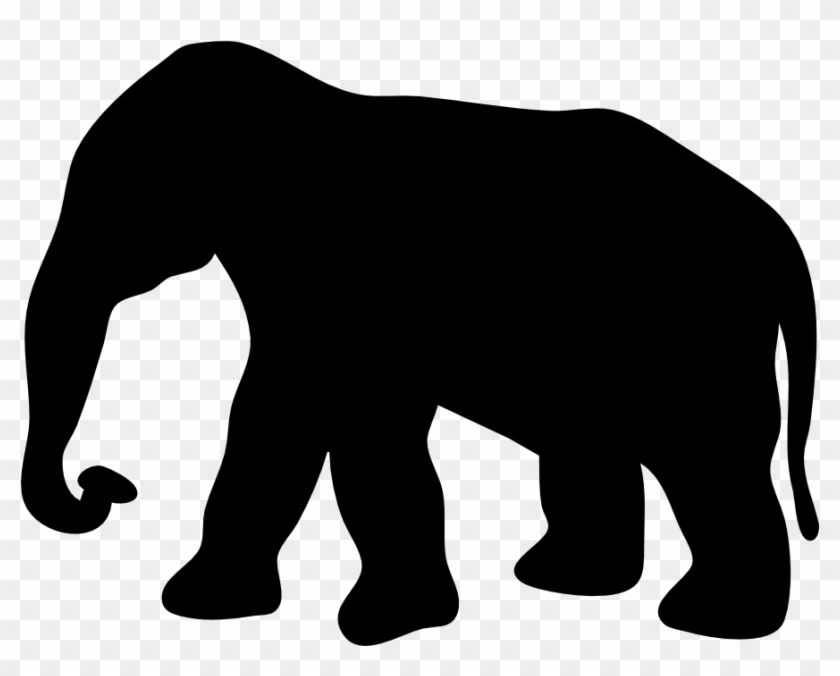 Elephant Silhouette Clip Art - Elephant Silhouette Gif #842921