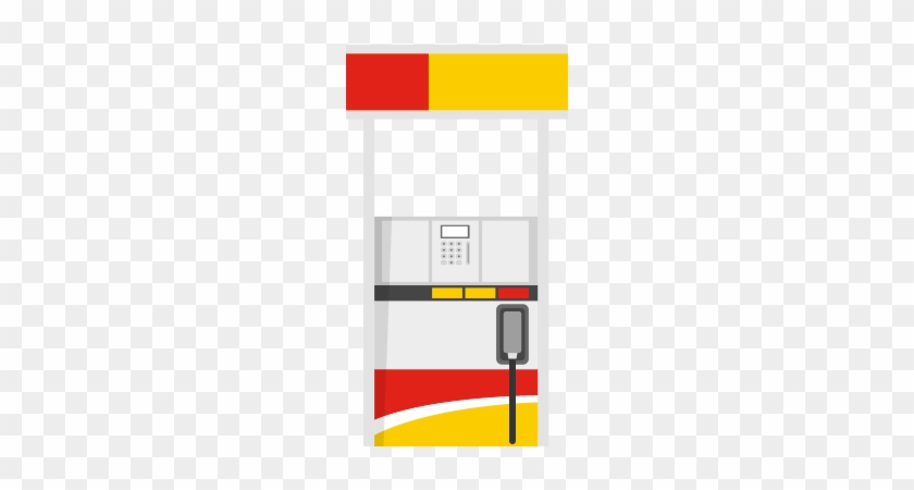 Find A Participating Shell Or Other Select Fuel Station - Shell Gas Pump Vector #843004