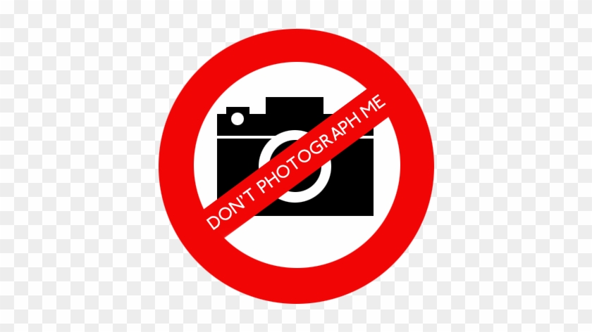 No Photos Sticker - No Cameras Sign #843021