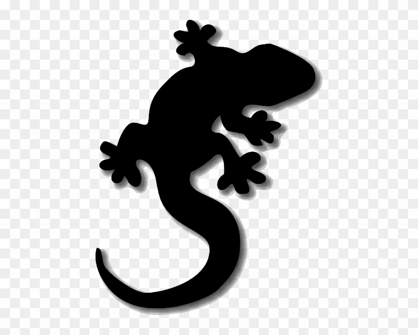 Black Lizard Clipart #843025