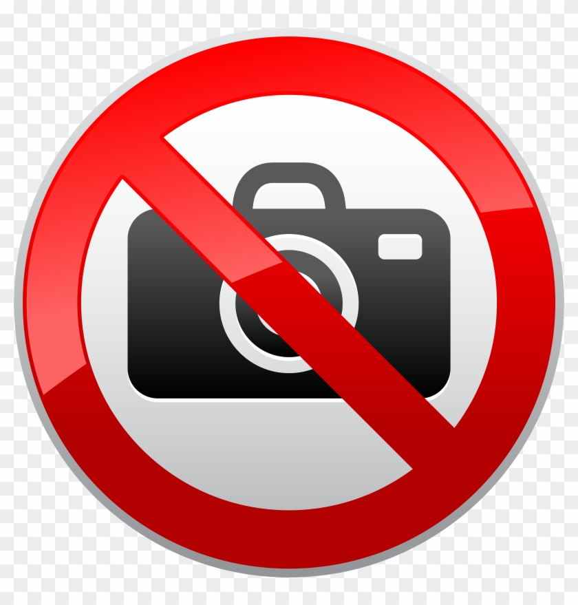 No Photography Prohibition Sign Png Clipart - No Photo Sign Png #843094
