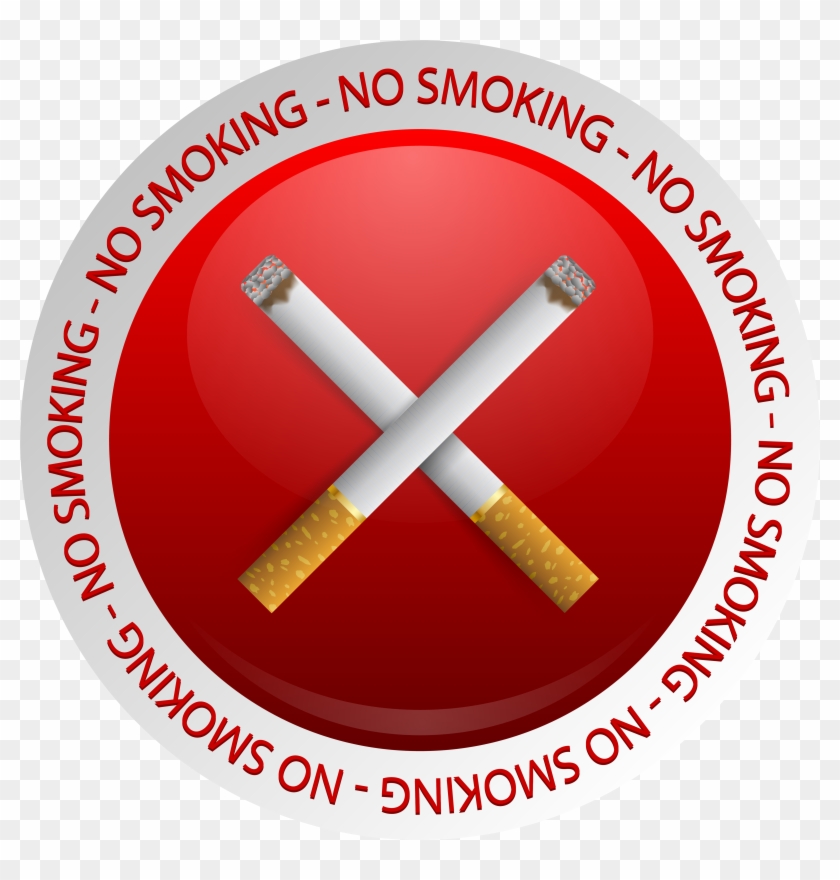 Tobacco Clipart No Smoking - Sign #843217
