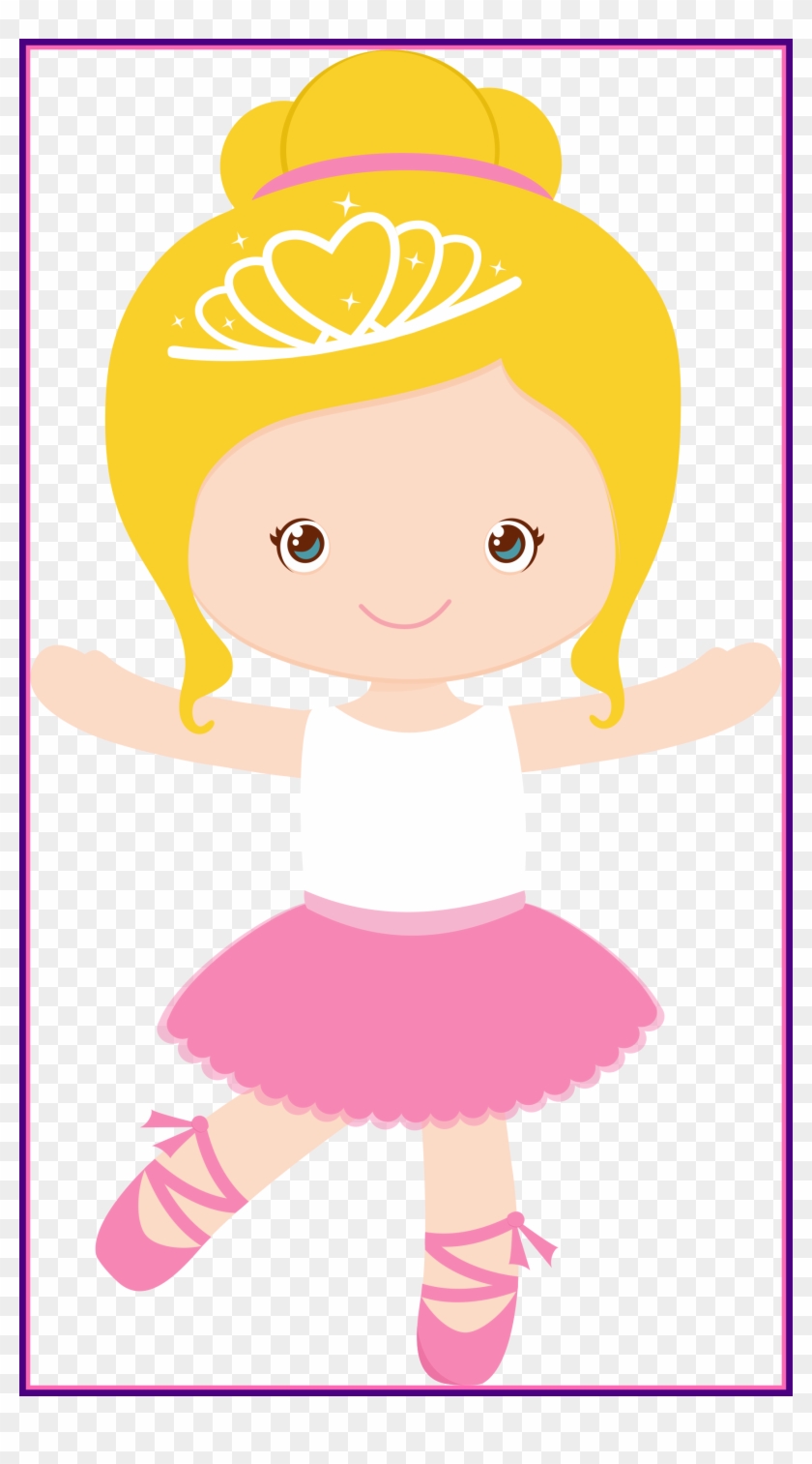 Little Girl Ballerina Clipart - Bailarina Png Fundo Transparente #843288