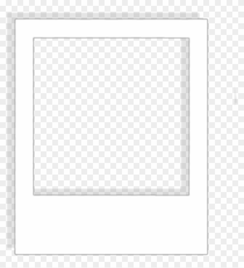 Polaroid Frame White Square Freetoedit Remixit Remixme - Monochrome #843458
