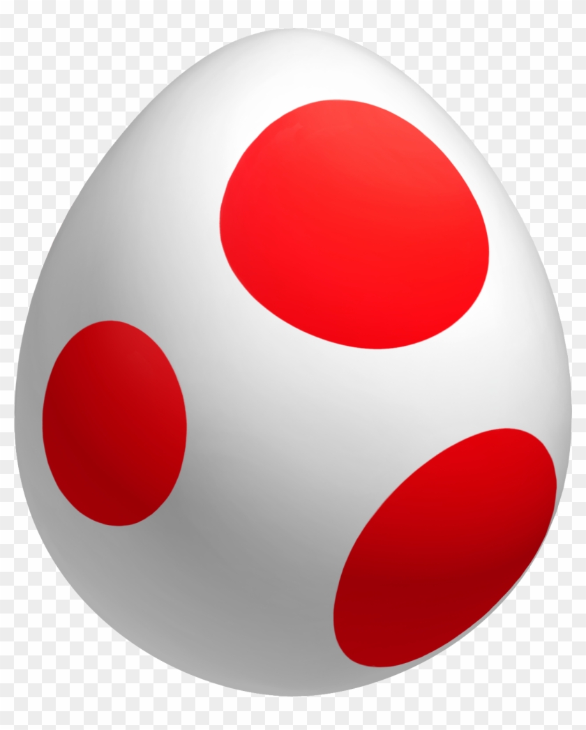 Super Mario Red Yoshi Egg - Mario Yoshi Egg #843539