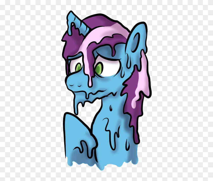 Goo Pony, Melting, Oc, Oc - Cartoon #843567