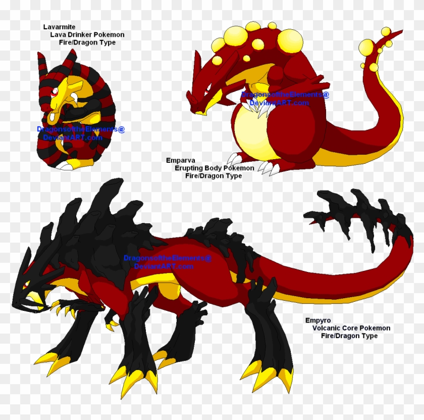 By Xenomorphicdragon - Fire Dragon Pokemon Ideas #843583