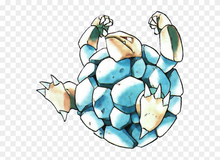 Golem Pokemon Red And Blue Official Art - Golem Pokemon Red And Blue #843624