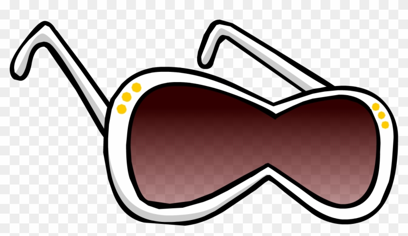 White Diva Sunglasses - Club Penguin Diva Sunglasses #843660