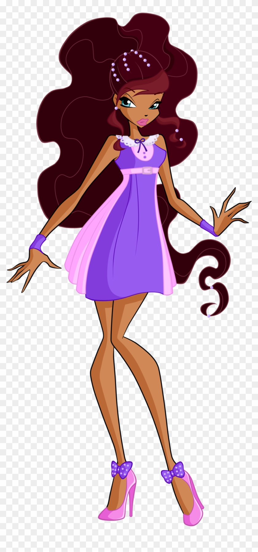 Aisha\layla Retro Alfea Casual By Enchantingunixfairy - Winx Club Season 7 Aisha #843672