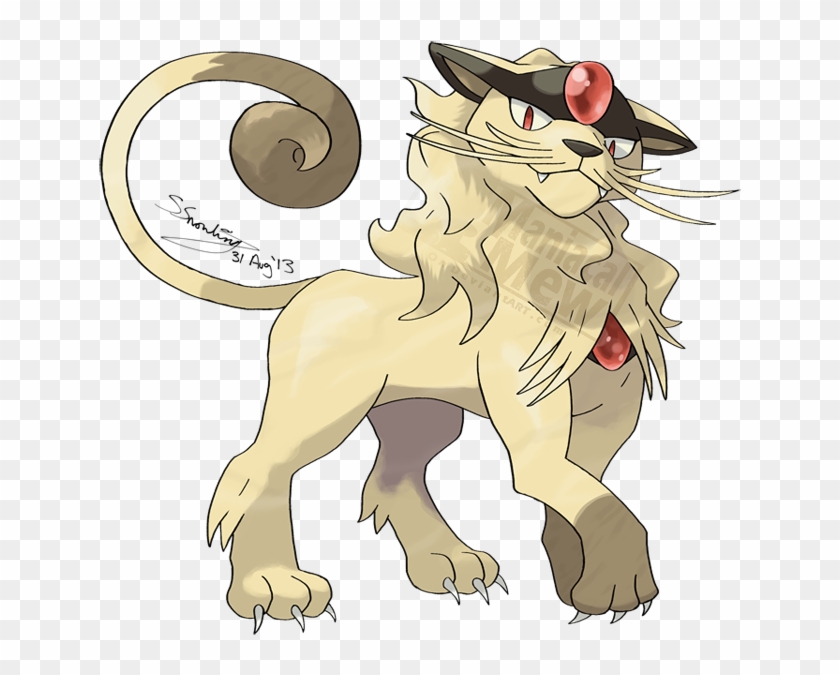 Png - Pokemon Meowth Mega Evolution #843709