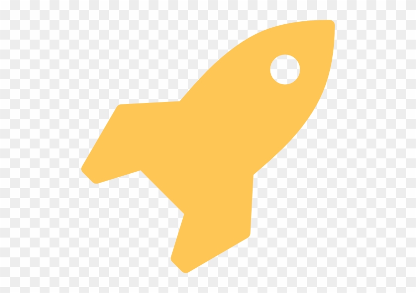 Eve Small Rocket Ship Silhouette Yellow - Eve Small Rocket Ship Silhouette Yellow #843737