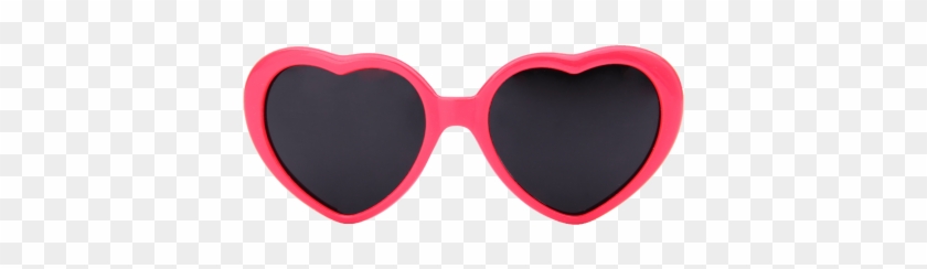Pink Heart Sunglasses Png #843750