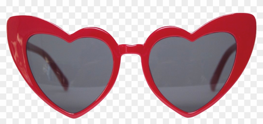 Red Heart Shaped Sunglasses - Heart Shaped Sunglasses Black #843792