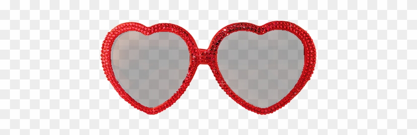 Heart Shaped Sunglasses Transparent #843801