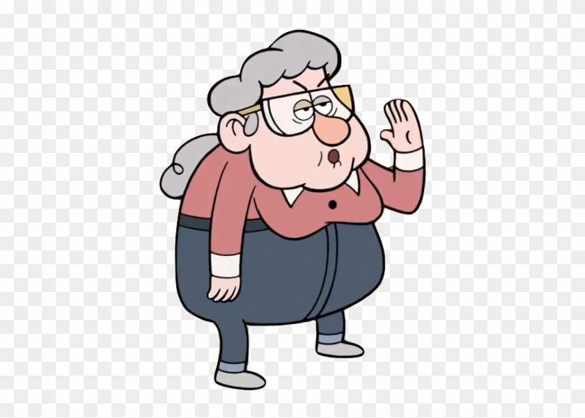 She Is An Elderly Woman, Very Short In Stature And - Old Woman Cartoon Character #843858