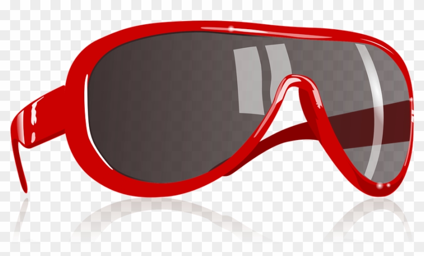Red Eyes Clipart Glass - Sunglasses Clip Art #843886