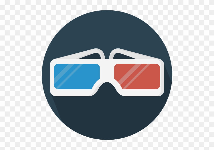 3d Glasses Free Icon - Heat Map #843905