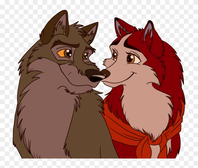 Balto And Jenna By Emberwolfsart - Cartoon #843949