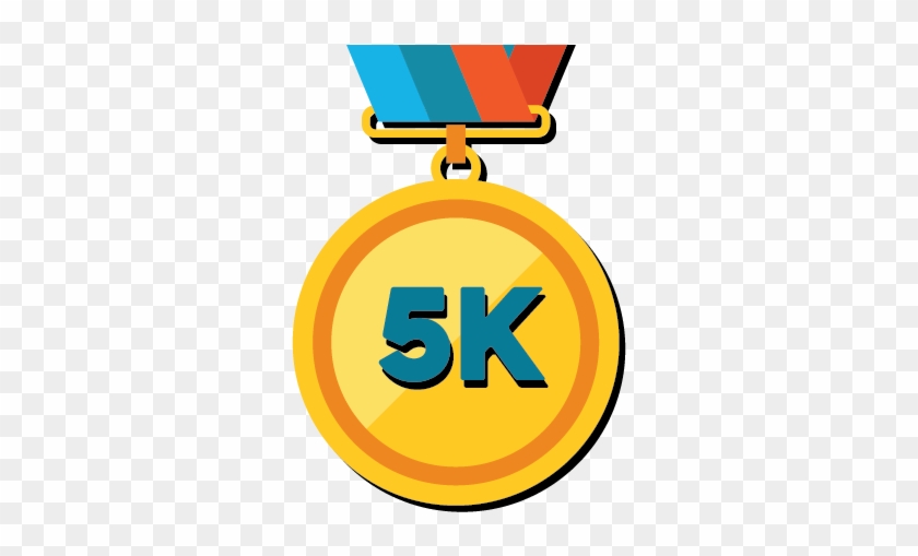 In Just 8 Weeks, You Can Run Your First 5k - Race At Your Own Pace Medals Clipart #844016