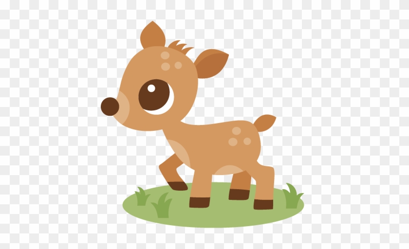 Deer Svg Scrapbook Cut File Cute Clipart Files For - Cute Clip Art Deer #844065