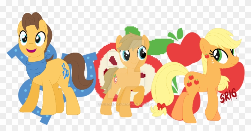 The Apple Family Cutie Marks By Superrosey16 - Mlp Apple Cutie Marks #844119