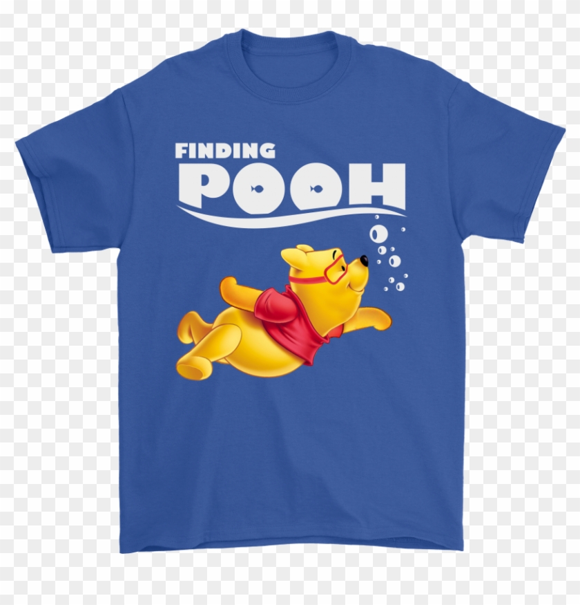Finding Nemo And Winnie The Pooh Mashup Finding Pooh - T-shirt #844138
