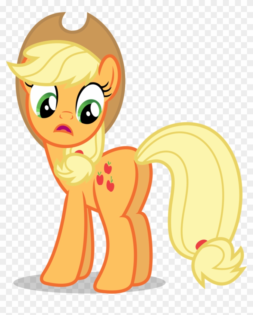 Mlp Fim Applejack Vector By Luckreza8 - My Little Pony Applejack Hair Vector #844166