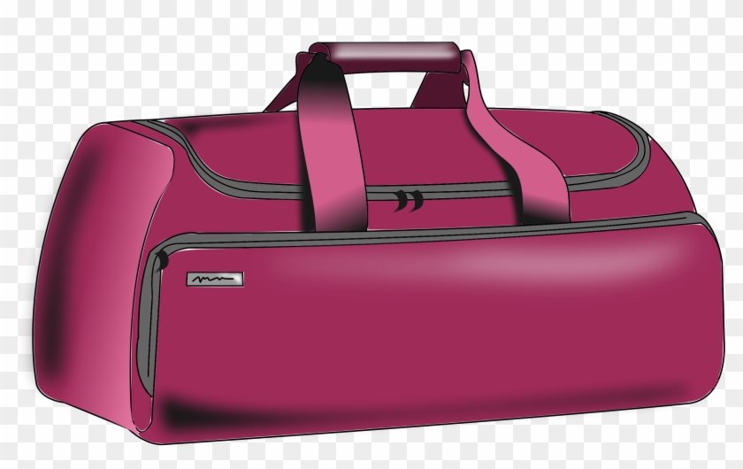 Duffel Bag Clipart Baggage - Duffle Bag Clip Art #844253