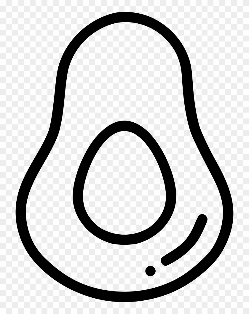 Avocado Clipart Svg - Drawing #844334