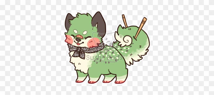 Eel And Avocado Roll By Sierrathesharkdoge - Sushi Dogs Drawings #844353
