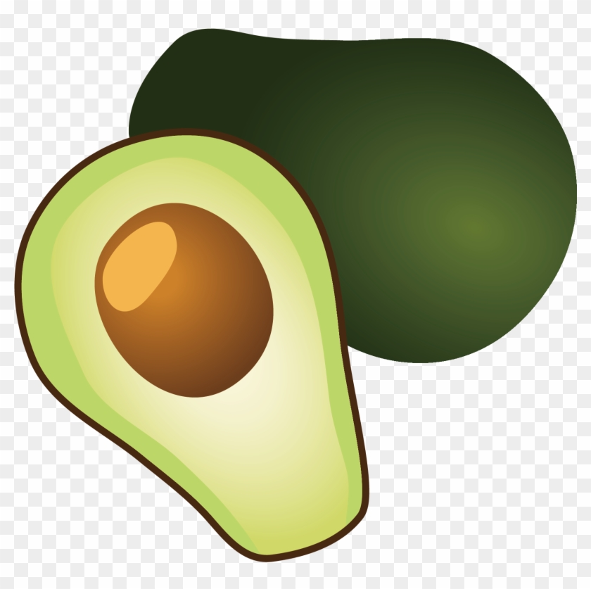 Avocado Watercolor Painting Computer File - Avocado Vector Png #844357