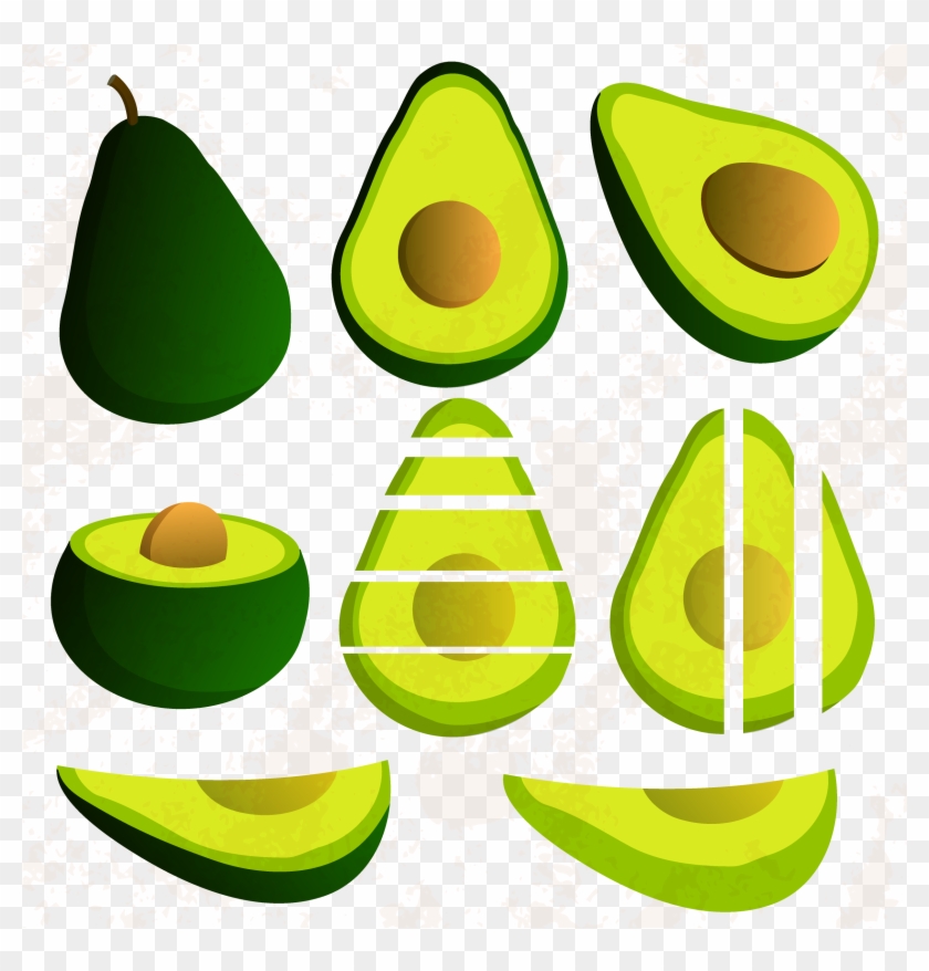 Avocado Graphic Design Pear Icon - Avocado #844386