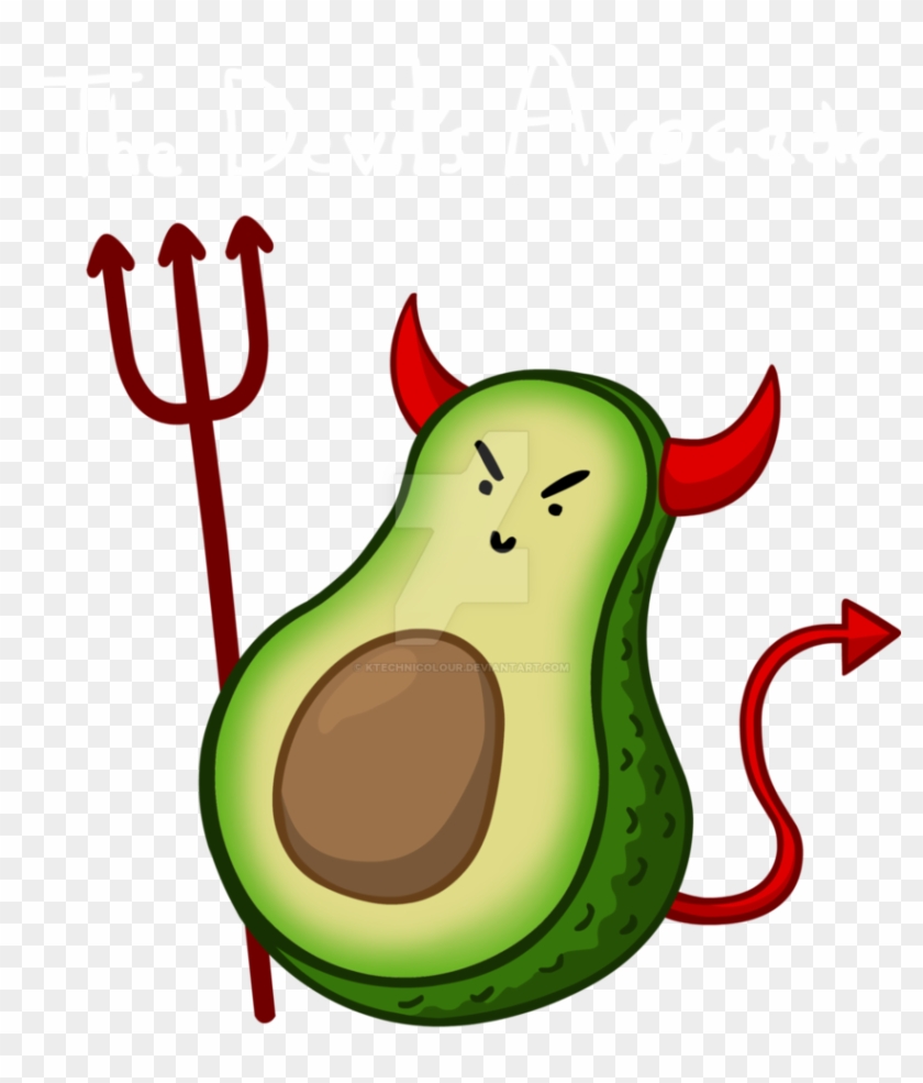 The Devils Avocado By Ktechnicolour - Avocado Is The Devil #844418