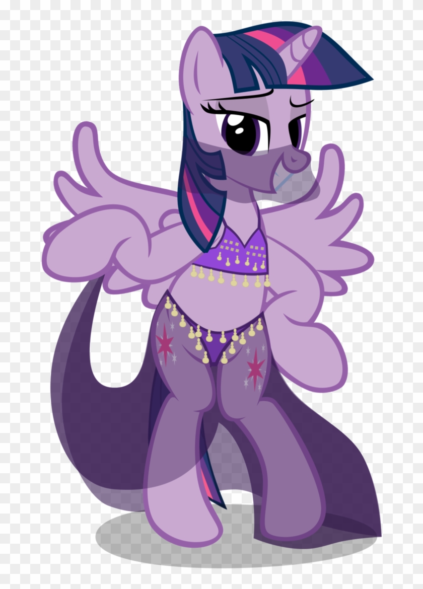 Twilight Sparkle Rainbow Dash Pinkie Pie Rarity Fluttershy - Belly Dancer Twilight Sparkle #844464