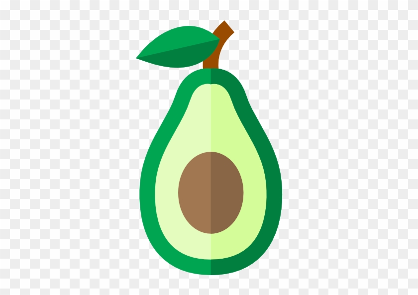Avocado Free Icon - Avocado Flat Icon Png #844555