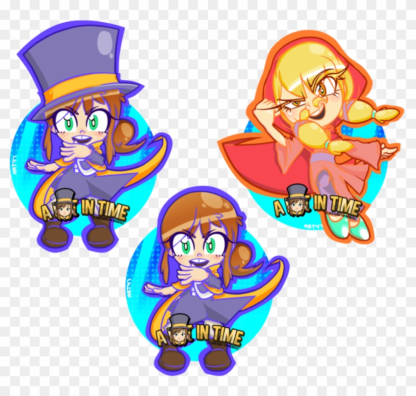 Hat In Time- By Level2select - Mustache Girl Hat In Time #844564