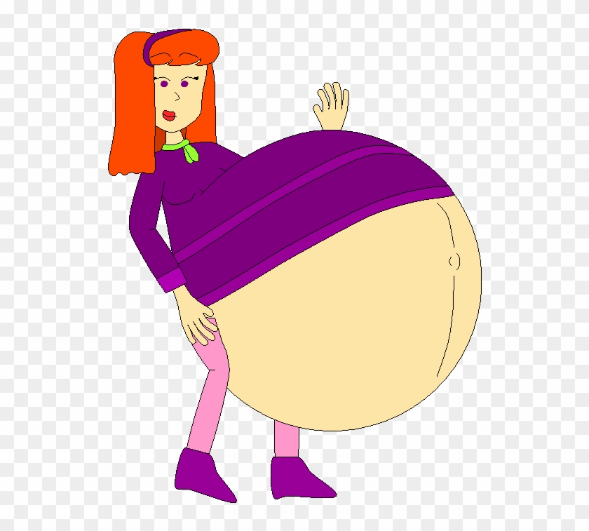 [gif] Daphne Pats Her Big Belly By Angry-signs On Deviantart - Pregnant Daphne Scooby Doo #844625